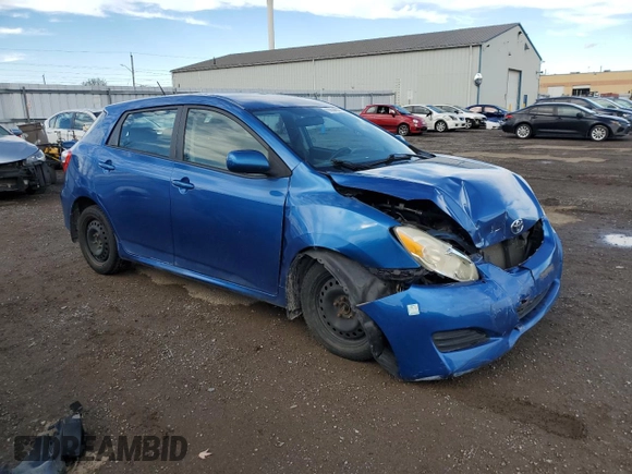 2009 Toyota Matrix S with VIN 2T1KE40E49C006626, listed as a Copart auction lot 79294614 with 176,275 mi miles and Salvage title. Bid and sale history available at DreamBid. Image 4.