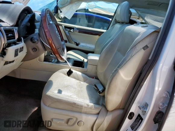 2010 Lexus GX 460 with VIN JTJBM7FXXA5004911, listed as a Copart auction lot 53033735 with 157,895 mi miles and Salvage Title. Bid and sale history available at DreamBid. Image 7.