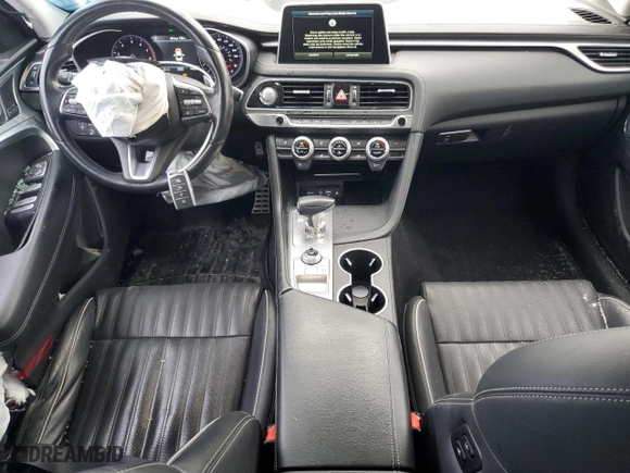 2019 Genesis G70 3.3T Advanced with VIN KMTG74LE7KU027279, listed as a Copart auction lot 88321585 with 99,503 mi miles and Salvage Title. Bid and sale history available at carsss.com. Image 8.