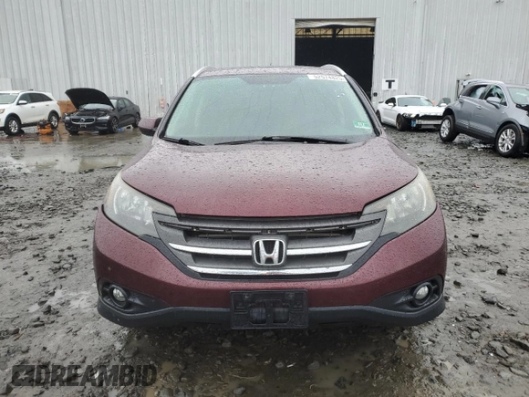 2013 Honda CR-V EX-L with VIN 5J6RM4H70DL086722, listed as a Copart auction lot 52574825 with 216,129 mi miles and Salvage Title. Bid and sale history available at carsss.com. Image 5.