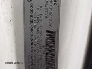 2008 Audi A8 z VIN WAULV94E18N001999, wystawiony jako Copart lot #43851955 z przebiegiem 114 763 mil mil oraz Szkoda całkowita • Salvage title. Historia ofert i sprzedaży dostępna na DreamBid. Obrazek 12.