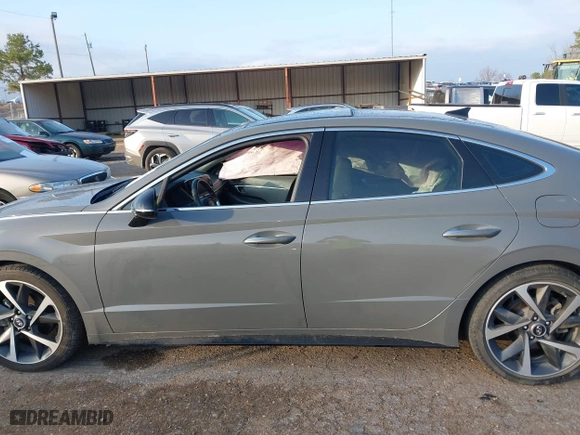 2023 Hyundai Sonata SEL Plus with VIN KMHL44J25PA276957, listed as a IAAI auction lot 41526596 with 38,496 mi miles. Bid and sale history available at carsss.com. Image 15.