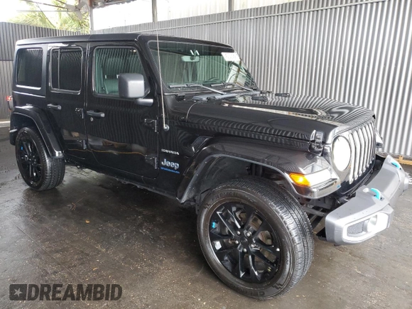 2023 Jeep Wrangler Sahara с VIN 1C4JJXP64PW704147, выставлен на аукционе Copart как лот 59096975 с пробегом 45 122 миль миль и Чистый • Clean title. История ставок и продаж доступна на DreamBid. Изображение 4.