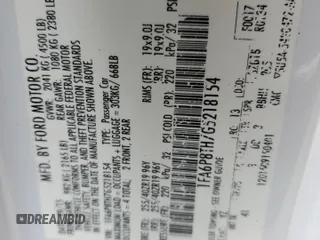 2016 Ford Mustang EcoBoost z VIN 1FA6P8TH7G5218154, wystawiony jako Copart lot #55963675 z przebiegiem 76 873 mil mil oraz Szkoda całkowita • Salvage title. Historia ofert i sprzedaży dostępna na DreamBid. Obrazek 13.