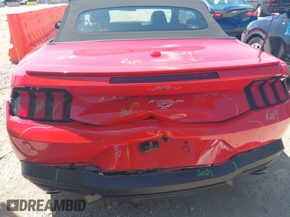 2024 Ford Mustang EcoBoost with VIN 1FAGP8UH2R5130814, listed as a IAAI auction lot 42618860 with 34,042 mi miles and . Bid and sale history available at DreamBid. Image 6.