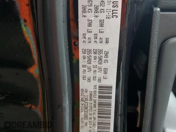 2019 Jeep Grand Cherokee High Altitude z VIN 1C4RJFCG9KC610965, wystawiony jako Copart lot #56579315 z przebiegiem 76 848 mil mil oraz Szkoda całkowita • Salvage title. Historia ofert i sprzedaży dostępna na DreamBid. Obrazek 14.