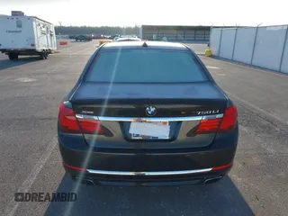 2013 BMW 7 Series 750Li xDrive with VIN WBAYF8C53DD140448, listed as a IAAI auction lot 41933840 with 119,013 mi miles. Bid and sale history available at carsss.com. Image 16.