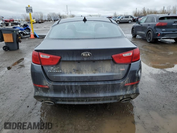 2015 Kia Optima LX with VIN KNAGM4A70F5638487, listed as a Copart auction lot 51425135 with 147,626 mi miles and Salvage Title. Bid and sale history available at carsss.com. Image 6.