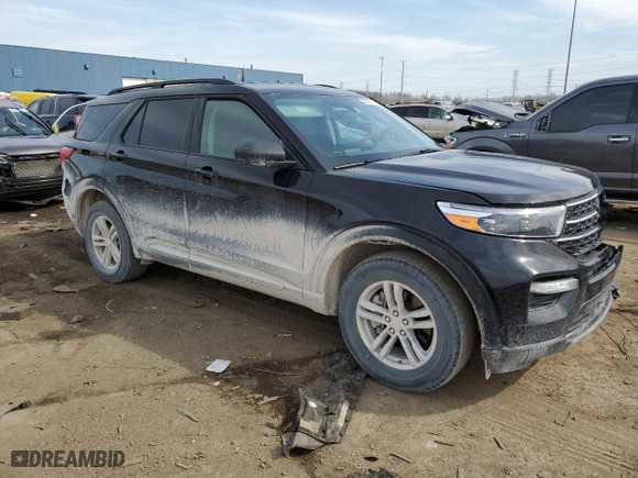 2022 Ford Explorer XLT with VIN 1FMSK8DH5NGB95511, listed as a Copart auction lot 49284715 with 38,395 mi miles and Clean Title. Bid and sale history available at carsss.com. Image 4.