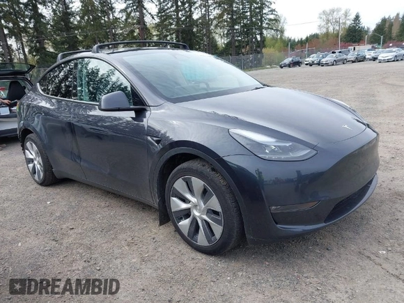 2024 Tesla Model Y Long Range with VIN 7SAYGAEE5RF981789, listed as a IAAI auction lot 41991292 with 21,103 mi miles. Bid and sale history available at carsss.com. Image 1.