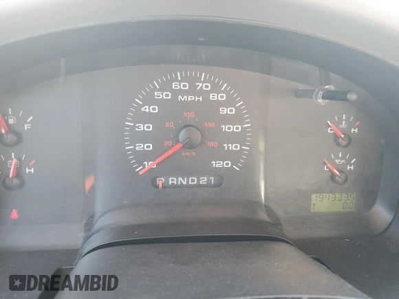 2005 Ford F-150 XL with VIN 1FTRF12215NA84799, listed as a Copart auction lot 52741365 with 194,333 mi miles and Clean title. Bid and sale history available at DreamBid. Image 9.