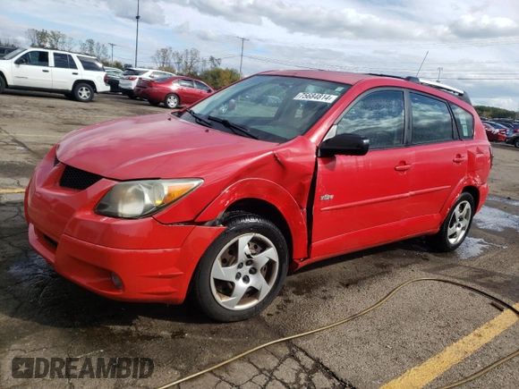 2003 Pontiac Vibe with VIN 5Y2SL62893Z480304, listed as a Copart auction lot 75684814 with 66,693 mi miles and Clean Title. Bid and sale history available at carsss.com. Image 1.