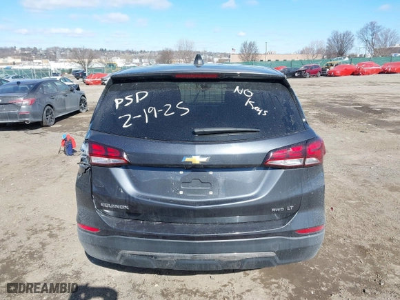 2022 Chevrolet Equinox LT with VIN 2GNAXUEV5N6140000, listed as a IAAI auction lot 41629013 with 57,626 mi miles. Bid and sale history available at carsss.com. Image 16.