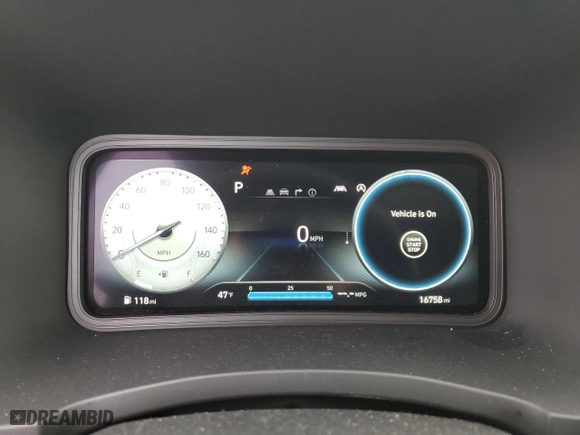 2022 Hyundai Kona Limited with VIN KM8K5CA3XNU851805, listed as a Copart auction lot 79286844 with 16,758 mi miles and Salvage Title. Bid and sale history available at carsss.com. Image 9.