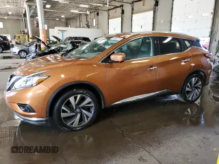 2016 Nissan Murano SL with VIN 5N1AZ2MH4GN102996, listed as a Copart auction lot 65623505 with 191,247 mi miles and Clean title. Bid and sale history available at DreamBid. Image 1.