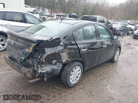 2016 Nissan Versa SV with VIN 3N1CN7AP4GL831357, listed as a IAAI auction lot 41730415 with 102,178 mi miles. Bid and sale history available at carsss.com. Image 4.