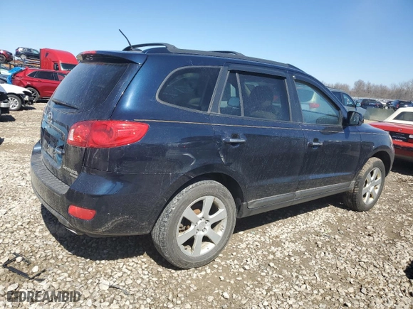 2009 Hyundai Santa Fe SE with VIN 5NMSH13E99H328349, listed as a Copart auction lot 48943815 with 227,094 mi miles and Salvage Title. Bid and sale history available at carsss.com. Image 3.