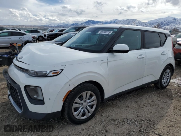 2021 Kia Soul S with VIN KNDJ23AU9M7125478, listed as a Copart auction lot 49598575 with 138,386 mi miles and Salvage Title. Bid and sale history available at DreamBid. Image 1.