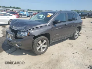 2017 Jeep Compass High Altitude with VIN 1C4NJDEB0HD125217, listed as a Copart auction lot 55133915 with 99,093 mi miles and Salvage title. Bid and sale history available at DreamBid. Image 1.