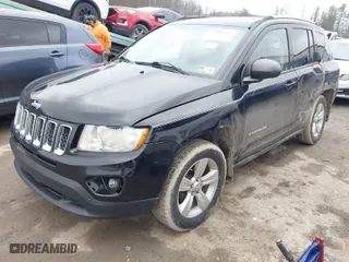 2012 Jeep Compass Latitude with VIN 1C4NJDEB4CD537696, listed as a IAAI auction lot 41488693 with 177,775 mi miles. Bid and sale history available at carsss.com. Image 2.