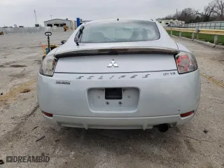 2006 Mitsubishi Eclipse GT with VIN 4A3AK34TX6E025629, listed as a Copart auction lot 51091555 with 153,938 mi miles and Salvage Title. Bid and sale history available at carsss.com. Image 6.