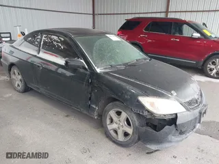 2004 Honda Civic EX with VIN 1HGEM21924L074531, listed as a IAAI auction lot 41615569 with 186,878 mi miles. Bid and sale history available at carsss.com. Image 1.