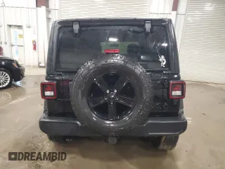2022 Jeep Wrangler Unlimited Sport S with VIN 1C4HJXDG4NW201971, listed as a Copart auction lot 42845135 with 34,461 mi miles and Salvage Title. Bid and sale history available at carsss.com. Image 6.