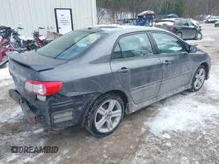 2013 Toyota Corolla L with VIN 2T1BU4EE7DC969248, listed as a IAAI auction lot 41315151 with 124,889 mi miles. Bid and sale history available at carsss.com. Image 4.