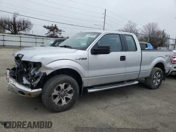 2013 Ford F-150 XL with VIN 1FTFX1EF8DFB65516, listed as a Copart auction lot 48166005 with 81,192 mi miles and Salvage Title. Bid and sale history available at carsss.com. Image 1.