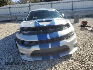 2019 Dodge Charger Scat Pack with VIN 2C3CDXGJ6KH572637, listed as a Copart auction lot 45286815 with 90,341 mi miles and Salvage Title. Bid and sale history available at DreamBid. Image 5.