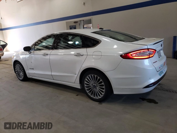 2013 Ford Fusion Titanium Hybrid with VIN 3FA6P0RU4DR334703, listed as a Copart auction lot 48821865 with 155,507 mi miles and Clean title. Bid and sale history available at DreamBid. Image 2.