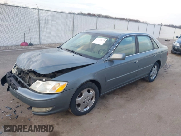 2003 Toyota Avalon XL with VIN 4T1BF28B43U314526, listed as a IAAI auction lot 41887173 with 224,547 mi miles and . Bid and sale history available at carsss.com. Image 2.