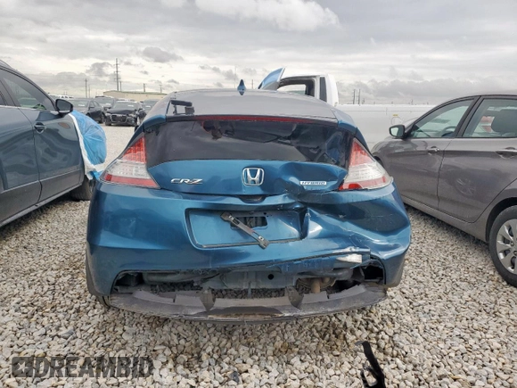 2012 Honda CR-Z with VIN JHMZF1D4XCS004525, listed as a Copart auction lot 50147165 with 193,048 mi miles and Salvage Title. Bid and sale history available at carsss.com. Image 6.