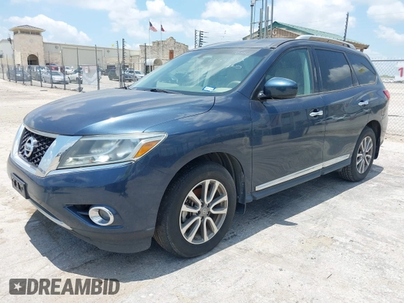 2015 Nissan Pathfinder SV with VIN 5N1AR2MNXFC676213, listed as a IAAI auction lot 42521533 with 91,837 mi miles and . Bid and sale history available at DreamBid. Image 17.