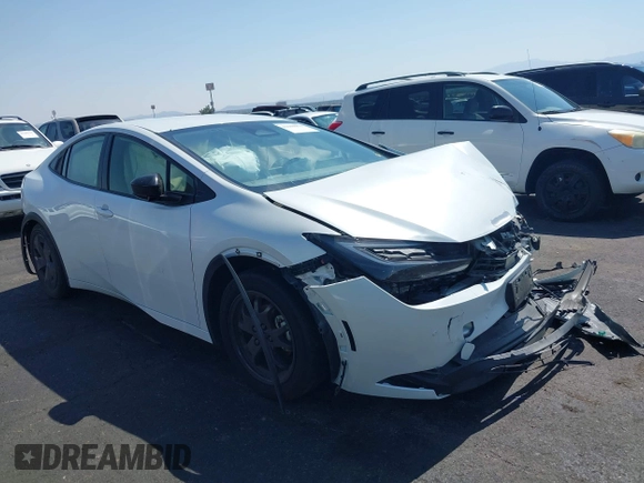 2023 Toyota Prius LE with VIN JTDACAAU7P3013923, listed as a IAAI auction lot 42600973 with 33,958 mi miles and . Bid and sale history available at DreamBid. Image 1.