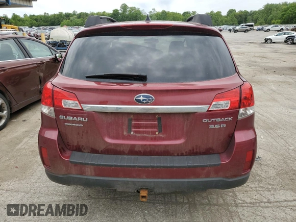 2011 Subaru Outback Limited Power Moon с VIN 4S4BRDLC5B2387966, выставлен на аукционе Copart как лот 58481965 с пробегом 184 731 миль миль и Списание • Salvage title. История ставок и продаж доступна на DreamBid. Изображение 6.