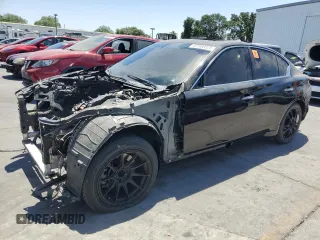 2017 Infiniti Q50 Premium with VIN JN1EV7APXHM741985, listed as a Copart auction lot 61500525 with Not provided miles and Salvage title. Bid and sale history available at DreamBid. Image 1.
