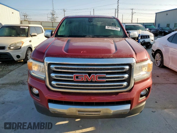 2017 GMC Canyon 2WD SLT z VIN 1GTG5DEN9H1305739, wystawiony jako Copart lot #58194755 z przebiegiem 133 571 mil mil oraz Szkoda całkowita • Salvage title. Historia ofert i sprzedaży dostępna na DreamBid. Obrazek 5.