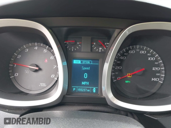 2013 Chevrolet Equinox LTZ with VIN 2GNFLGE36D6182904, listed as a IAAI auction lot 41831055 with 155,237 mi miles. Bid and sale history available at carsss.com. Image 7.