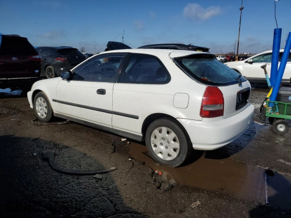 2000 Honda Civic DX z VIN 2HGEJ644XYH112297, wystawiony jako Copart lot #45960935 z przebiegiem 91 235 mil mil oraz Czysty tytuł • Clean title. Historia ofert i sprzedaży dostępna na DreamBid. Obrazek 2.