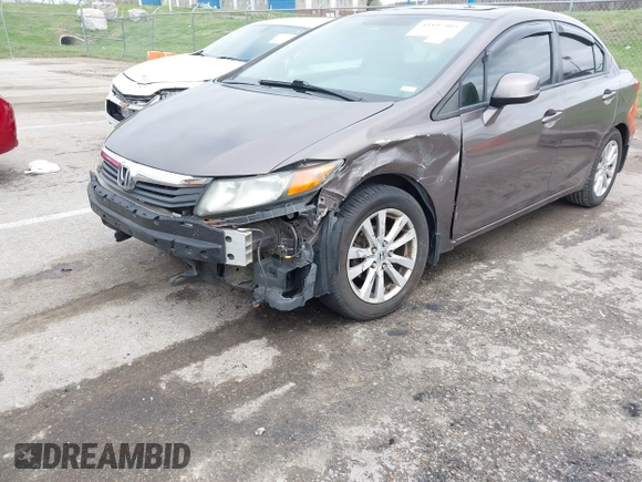 2012 Honda Civic EX-L with VIN 2HGFB2F95CH516460, listed as a IAAI auction lot 41897905 with 222,739 mi miles and . Bid and sale history available at DreamBid. Image 6.