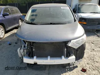 2015 Nissan Quest SV with VIN JN8AE2KP7F9120821, listed as a Copart auction lot 53998065 with 106,702 mi miles and Salvage Title. Bid and sale history available at carsss.com. Image 5.