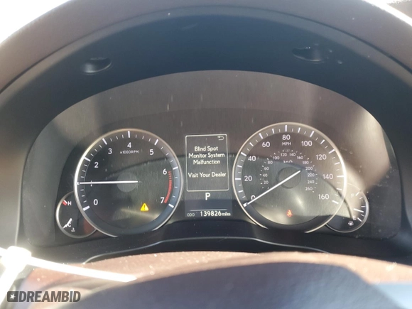 2017 Lexus ES with VIN 58ABK1GG5HU078259, listed as a Copart auction lot 46639535 with 139,826 mi miles and Salvage Title. Bid and sale history available at carsss.com. Image 9.