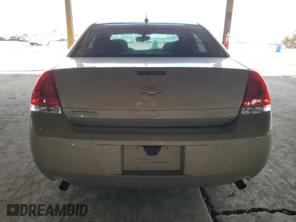 2012 Chevrolet Impala LS Retail with VIN 2G1WA5E30C1258494, listed as a Copart auction lot 82051514 with 128,508 mi miles and Salvage Title. Bid and sale history available at DreamBid. Image 6.