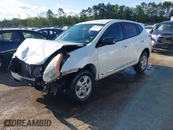 2013 Nissan Rogue S with VIN JN8AS5MTXDW043350, listed as a IAAI auction lot 42049537 with 84,573 mi miles. Bid and sale history available at carsss.com. Image 18.