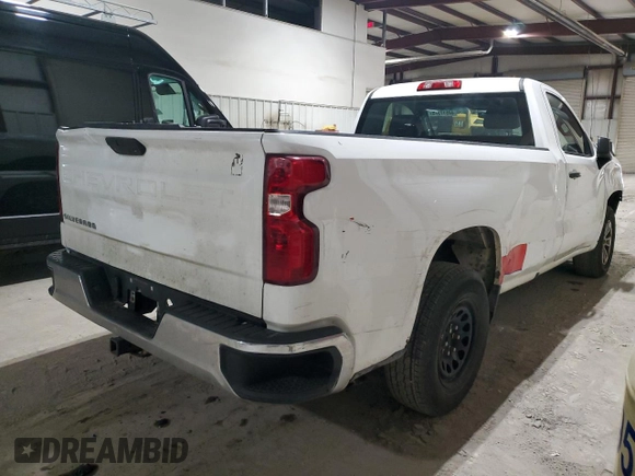 2020 Chevrolet Silverado 1500 Work Truck with VIN 3GCNWAEF1LG331483, listed as a Copart auction lot 44517375 with 100,453 mi miles and Salvage Title. Bid and sale history available at DreamBid. Image 3.