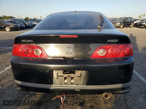 2006 Acura RSX with VIN JH4DC54846S020172, listed as a Copart auction lot 76637814 with 176,227 mi miles and Salvage Title. Bid and sale history available at carsss.com. Image 6.
