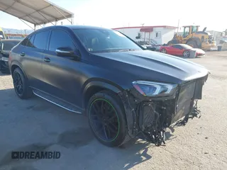 2021 Mercedes-Benz GLE 53 AMG with VIN 4JGFD6BB4MA355653, listed as a IAAI auction lot 41925982 with 90,040 mi miles and . Bid and sale history available at DreamBid. Image 1.