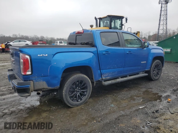 2021 GMC Canyon 4WD Elevation with VIN 1GTG6CEN2M1150582, listed as a Copart auction lot 85215614 with 46,201 mi miles and Salvage Title. Bid and sale history available at carsss.com. Image 3.