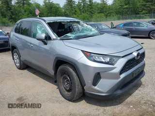 2019 Toyota RAV4 LE with VIN 2T3G1RFV1KC005954, listed as a IAAI auction lot 42489612 with 83,343 mi miles and . Bid and sale history available at DreamBid. Image 1.